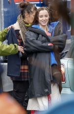PHOEBE DYNEVOR on the Set of a New Shark Thriller |Movie in Melbourne 08/04/2024