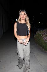 PIA MIA PEREZ Arrives at Horses Restaurant in West Hollywood 08/30/2024