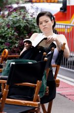 PIPER CURDA on the Set of The Morning Show in New York 07/27/2024