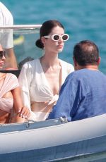 POLLI CANNABIS and Friends Arrives at Club 55 in Saint Tropez 08/23/2024