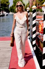 POPPY DELEVINGNE Arrives at Hotel Excelsior at 81st Venice International Film Festival 08/28/2024