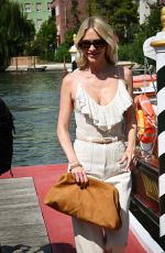 POPPY DELEVINGNE Arrives at Hotel Excelsior at 81st Venice International Film Festival 08/28/2024