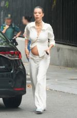 Pregnant ALEJANRA RUBIO Out and About in Madrid 08/26/2024