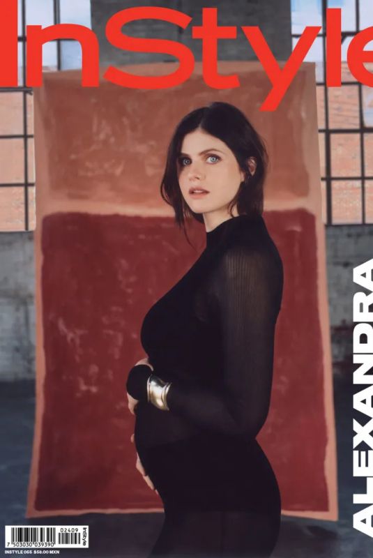 Pregnant ALEXANDRA DADDARIO on the Cover of Instyle Mexico, September 2024
