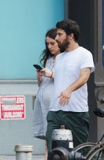 Pregnant AMIT DISHON HOFFMAN Out in New York 08/19/2024