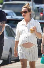 Pregnant ASHLEY TISDALE Out and About in Studio City 08/25/2024