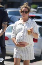Pregnant ASHLEY TISDALE Out and About in Studio City 08/25/2024