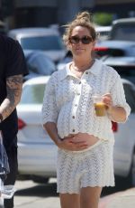Pregnant ASHLEY TISDALE Out and About in Studio City 08/25/2024