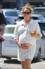 Pregnant ASHLEY TISDALE Out and About in Studio City 08/25/2024