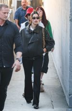 Pregnant HAILEY BIEBER Arrives at Church with Justin Bieber in Beverly Hills 07/31/2024