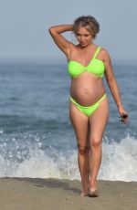 Pregnant JORGIE PORTER in Bikini at a Beach in Spain 07/31/2024