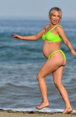 Pregnant JORGIE PORTER in Bikini at a Beach in Spain 07/31/2024