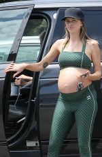 Pregnant LALA KENT Out for Lunch with a Friend in West Hollywood 08/02/2024