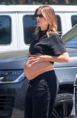 Pregnant LALA KENT Out of Her Car in Los Angeles 08/12/2024