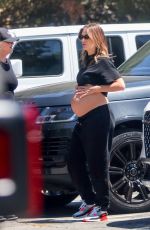 Pregnant LALA KENT Out of Her Car in Los Angeles 08/12/2024