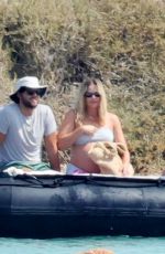 Pregnant MARGOT ROBBIE in Bikini and Tom Ackerley at Summer Holiday in Sardinia 08/28/2024