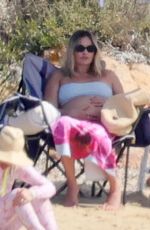 Pregnant MARGOT ROBBIE in Bikini and Tom Ackerley at Summer Holiday in Sardinia 08/28/2024
