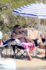 Pregnant MARGOT ROBBIE in Bikini and Tom Ackerley at Summer Holiday in Sardinia 08/28/2024