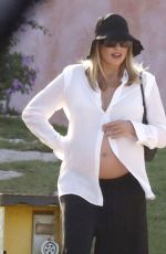 Pregnant MARGOT ROBBIE on Vacation in Sardinia 08/26/2024
