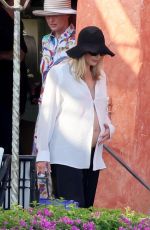 Pregnant MARGOT ROBBIE on Vacation in Sardinia 08/26/2024