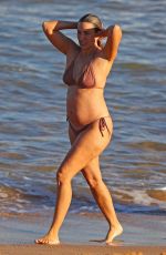Pregnant RENEE BARGH in Bikini at a Beach in Sydney 08/24/2024