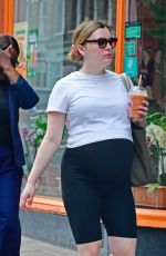 Pregnant ROSIE SMITH Out in London 08/15/2024