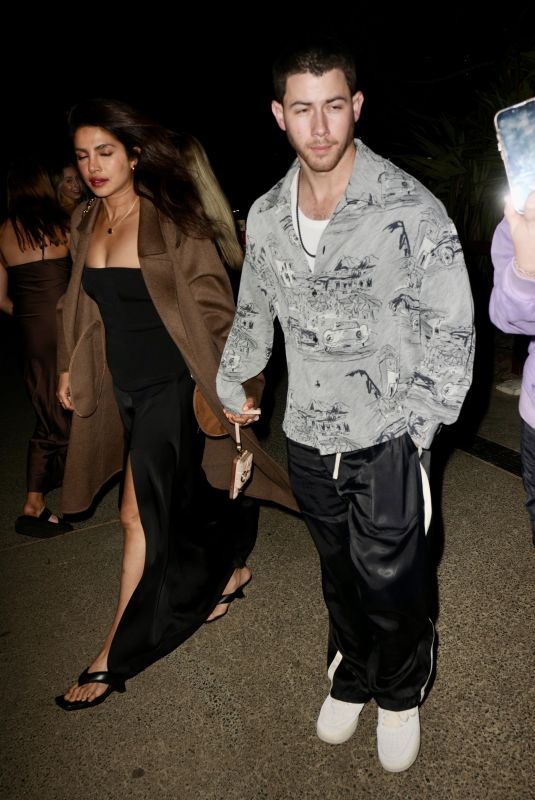 PRIYANKA CHOPRA and Nick Jonas on a Date Night at Burleigh Pavilion in Brisbane 08/10/2024