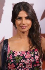PRIYANKA CHOPRA Promotes Paani Movie Produced by Her Production House Purple Pebble Pictures in Mumbai 08/26/2024
