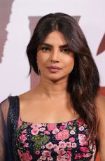 PRIYANKA CHOPRA Promotes Paani Movie Produced by Her Production House Purple Pebble Pictures in Mumbai 08/26/2024