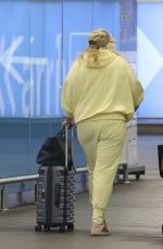 REBEL WILSON Arrives at Sydney Airport 08/04/2024