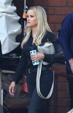 REESE WITHERSPOON on the Set of The Morning Show in Los Angeles 08/08/2024