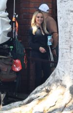 REESE WITHERSPOON on the Set of The Morning Show in Los Angeles 08/08/2024