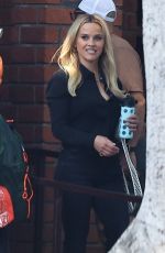 REESE WITHERSPOON on the Set of The Morning Show in Los Angeles 08/08/2024