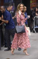RHIANNON ALLY Leaves GMA Studios in New York 08/16/2024