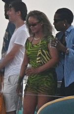 RIHANNA at a Party with Friends on a Yacht in Barbados 08/07/2024