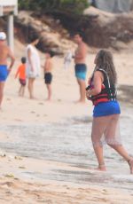 RIHANNA Out at a Beach in Barbados 08/06/2024