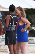 RIHANNA Out at a Beach in Barbados 08/06/2024