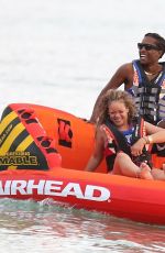 RIHANNA Out at a Beach in Barbados 08/06/2024