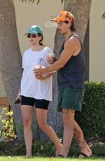 RILEY KEOUGH and Ben Smith-Petersen at Sunlife Organics in Calabasas 08/15/2024