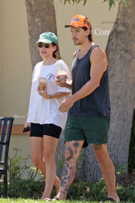 RILEY KEOUGH and Ben Smith-Petersen at Sunlife Organics in Calabasas 08/15/2024
