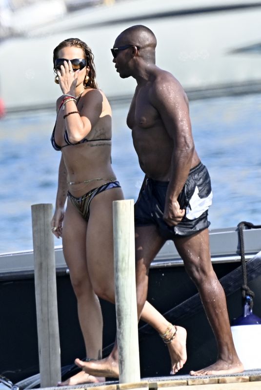 RITA ORA in Bikini on Vacations in Ibiza 08/22/2024