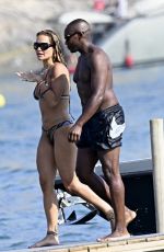 RITA ORA in Bikini on Vacations in Ibiza 08/22/2024