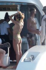 RITA ORA in Bikini with JODIE TURNER-SMITH at a Yacht in Ibiza 08/04/2024