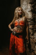 RITA ORA Partying with Fat Boy Slim and Performing a Song That They Did Together in Ibiza 08/02/2024