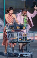 ROSE BYRNE and Seth Rogen on the Set of Platonic at a BevMo! Store in Los Angeles 08/27/2024