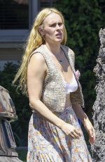 RUMER WILLIS Leaves a Birthday Party in Long Beach 08/24/2024