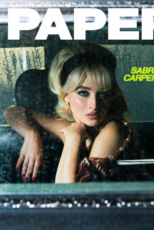 SABRINA CARPENTER for Paper Magazine, August 2024