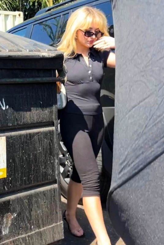 SABRINA CARPENTER Out and About in Los Feliz 08/25/2024