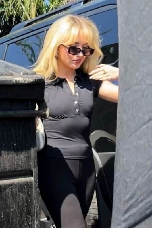 SABRINA CARPENTER Out for Lunch at All Time in Los Feliz 08/26/2024