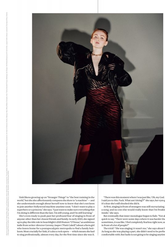 SADIE SINK in Variety Magazine, August 2024